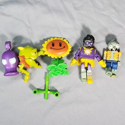 KNEX Plants vs Zombies Minifigure Lot Mixed Figures Some Missing Pieces - Image 1 of 4