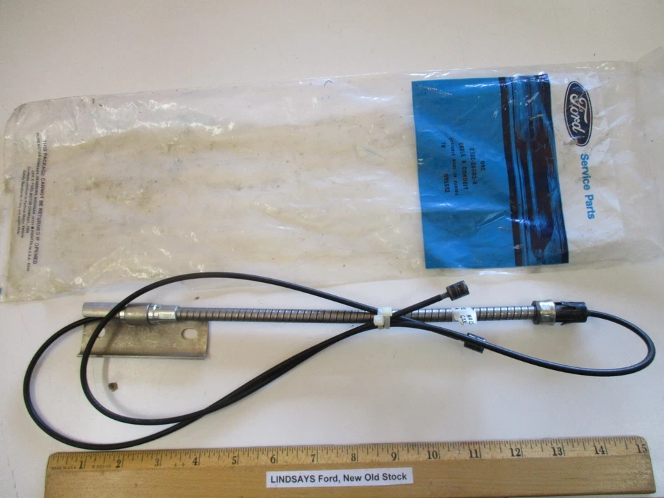 FORD 1983/1986 LTD(G) & MERCURY MARQUIS(MG) "CABLE & CONDUIT ASSY" PARKING BRAKE - Image 1 of 1