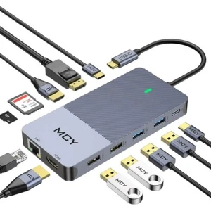MCY USB-C 12 Ports Multifunktionskonverter Dockingstation - Bild 1 von 3