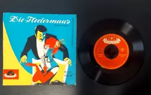 DIE FLEDERMAUS by Johan Strauss 45 RPM POLYDOR 20 038 EPH Made in Germany VG - Foto 1 di 7