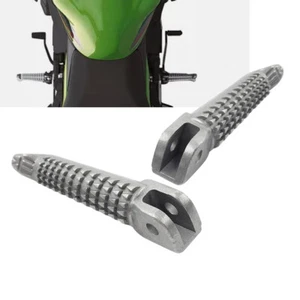 Front Driver Foot Pegs FootrestsPedals For Kawasaki Ninja 400 18-24 Z400 19-24 - Picture 1 of 10