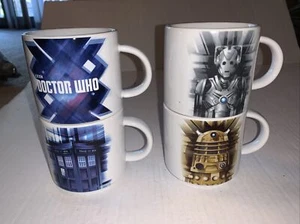 Dr. Who Stacking Ceramic Mug Set (4pcs.) - Picture 1 of 4