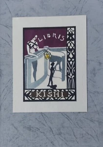 exlibris exlibris Kunimitsu Matsubara für Kishi Japan - Bild 1 von 1