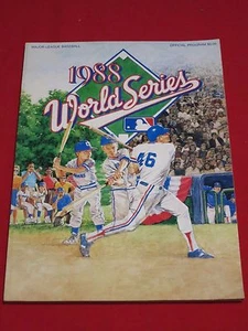 1988 WORLD SERIES DODGERS VS OAKLAND /FILLED SCORECARD/KIRK GIBSON WINNING HR - Picture 1 of 12