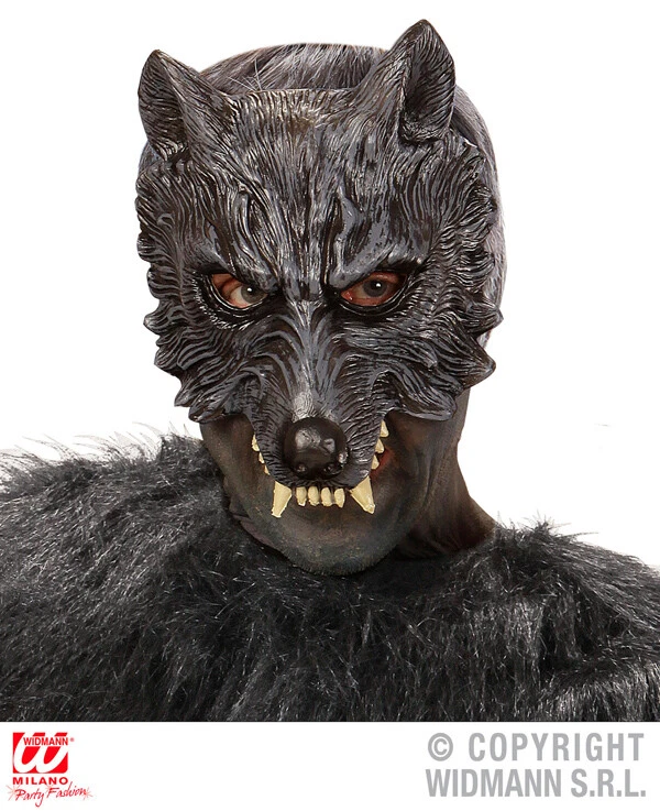 Maske Wolf kinnlos Latexschaum - Bild 1 von 1