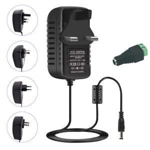 12V 3A UK Plug AC/DC Adapter Power Supply Charger For COB LED Strip CCTV Camera - Picture 1 of 1