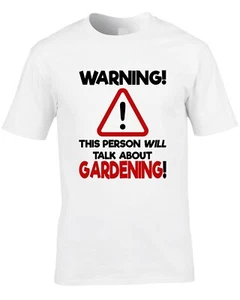 T-shirt uomo giardinaggio divertente giardiniere paesaggista assegnazione piante idea regalo cool - Foto 1 di 2
