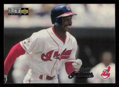Kenny Lofton Indians Checklist 1996 Collector's Choice Silver Signature #410 - Image 1 of 2
