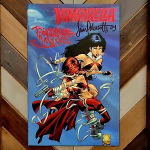VAMPIRELLA/ANALGÉSICO JANE (One-Shot 1998) FIRMADO por JIMMY PALMIOTTI Quesada Art - Imagen 1 de 3