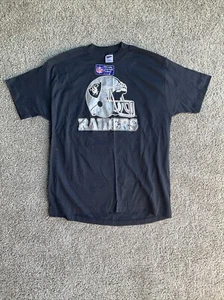 Vintage Los Angeles Raiders Trench Shirt Gr. XL Single Stitch Oakland NOS - Bild 1 von 8