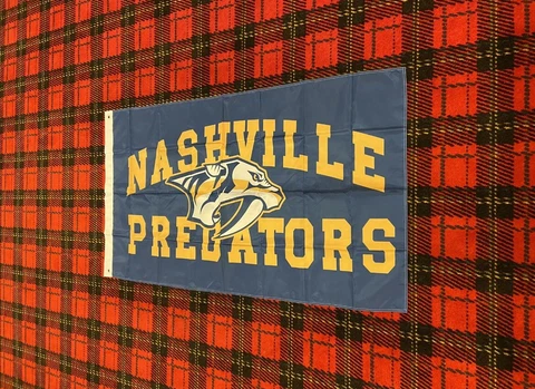 Brand New Nashville Predators flag 3 foot by 5 foot Cover