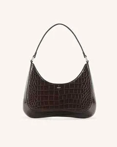JW PEI Women's Ruby Shoulder Bag Nutella Croc BRAND NEW IN BOX SHIPS IMMEDIATELY - Picture 1 of 4