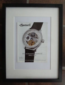Ingersoll The Jazz Uhr Werbung bzw Reklame - Picture 1 of 1