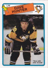 88/89 OPC..DAVE HUNTER..CARD # 62..PENGUINS..FREE COMBINED SHIPPING