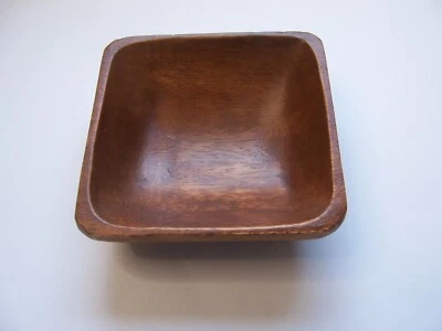 Holzteller 10x10x2,5cm Tablet Schüssel Snackschale Akazienholz Mittelalter - Bild 1 von 4