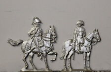 Zinnflachfiguren: Napoleon mit Marschall , 30mm