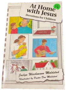 At Home with Jesus Devotions for Children by Joslyn Wiechmann Moldstad~ Trade PB - Picture 1 of 4