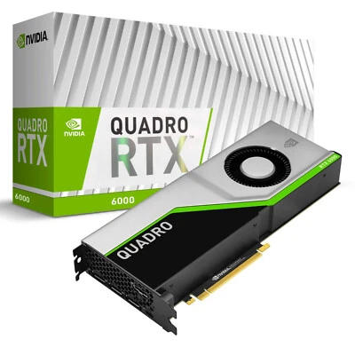 Nvidia Quadro RTX 6000 Graphics Card - 24GB GDDR6 - 4608 CUDA Core Nvidia Quadro - Image 1 of 4