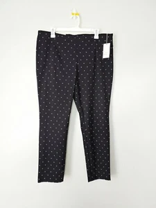 Women's Dress Pants - Size 16 R - A New Day - Black with White Dots - Picture 1 of 8