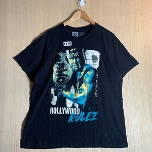 WWE Hulk Hogan Shirt Adult Size 2XL Black Short Sleeve Men's Pullover Graphic - Picture 1 of 11