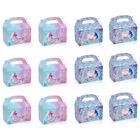 12pcs Candy Treat Boxes and Goodie Paper Bags Party Favor Bags for Party
