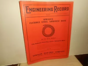 ENGINEERING RECORD 1910 Magazin April Albermarle Eisenbahnbrücke McKinley Bridge - Bild 1 von 12