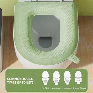 Waterproof Toilet Seat Cushion Foam Rings Silicone Washable Lot Toilet I1U3 - Picture 1 of 15