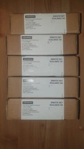 Siemens simatic NET SCALANCE XB008 6GK5008-0BA10-1AB2 Ethernet Switch NEW!! - Zdjęcie 1 z 6