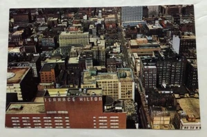 Vista aérea del centro de Cincinnati, Ohio. Postal (J2) - Imagen 1 de 2