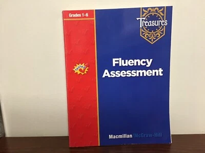 TREASURES FLUENCY ASSESSMENT (GRADES 1-6) By Macmillan McGraw-Hill ~New~ - Image 1 of 4