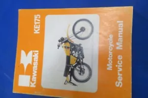 Manual de servicio de fábrica Kawasaki KE175, 1981 # 99924-1020-04 D1-D4 buen estado - Imagen 1 de 11