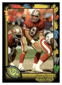 1991 Wild Card #86 Steve Young 49ERS - Picture 1 of 2