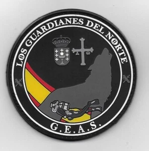 parche POLICIA GUARDIA CIVIL GEAS ASTURIAS GALICIA spain police patch - Imagen 1 de 1