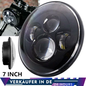 1 Stk. 7 Zoll LED Hi/Lo Projektor Beam Scheinwerfer für Motorrad Haupt Universal - Bild 1 von 11