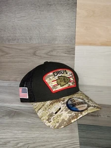 *Neu mit Etikett* Kansas City Chiefs New Era 9FORTY "Salute to Service" Snapback-Mütze - Bild 1 von 8