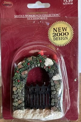 LEMAX CHRISTMAS VILLAGE THE Stone Fence Amber - Image 1 of 4