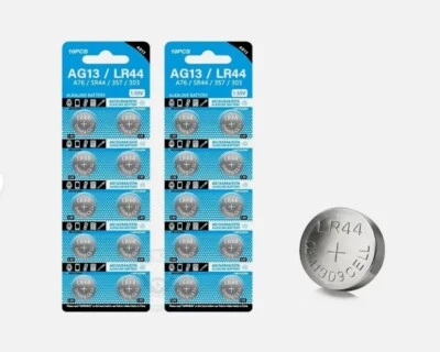 10-50Pcs AG13 LR44 A76 357 357A LR1154 SR1154 SR44 1.5V Button Battery Coin Cell - Image 1 of 4