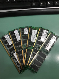 TESTED 1 X 256 DDR1 333MHz DIMM PC-2700 PC RAM MEMORY NON ECC - 3 MTH WARRANTY