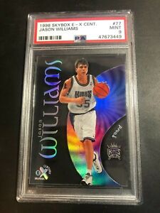 Jason Williams 1998-99 SkyBox E-X Century Rookie Card #77 Graded PSA 9 MINT RC 