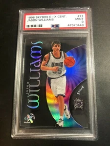Jason Williams 1998-99 SkyBox E-X Century Rookie Card #77 Graded PSA 9 MINT RC - Picture 1 of 2
