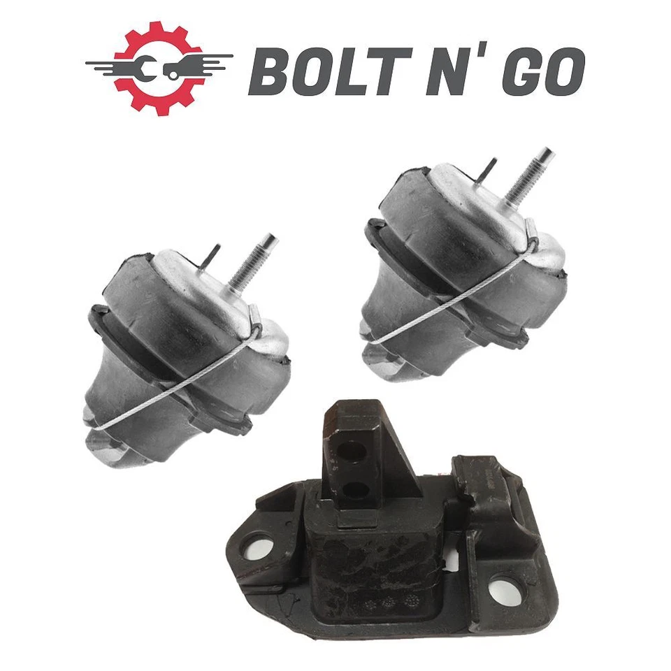 Motor 3PCS e montagem de transmissão compatível com Volvo 850 96-97 2.3L, 2.4L - Imagem 1 de 4