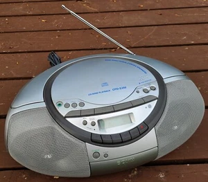 Sony CFD-S350 CD/Cassette/Radio AM/FM Boombox W/ Power Cord - Tested Working - Picture 1 of 2