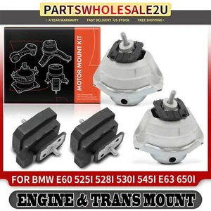 4x Engine & Transmission Mount for BMW 525i 2004-2010 528i xDrive 2009-2010 530i - Picture 1 of 11