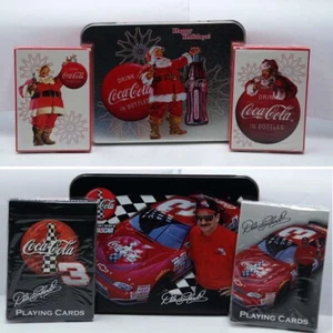 2 Coca-Cola Card Games In Gift Box - Poker/Bridge Selection - Picture 1 of 7