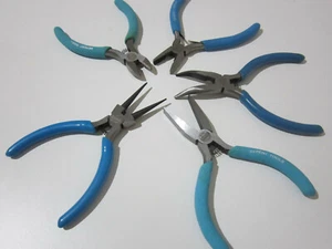 BERENT ASSORTED 125mm MINI PLIERS. CUTTERS; COMBO; FLAT, ROUND & BENT NOSE. - Picture 1 of 26