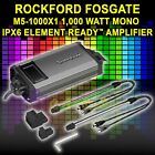 ROCKFORD FOSGATE M5-1000X1 1000W ELEMENT READY MARINE MONOBLOCK AMPLIFIER NEW!
