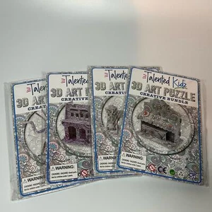 Talented Kidz 3-D Kunst Puzzle (4) Farbe und Bauen - Bild 1 von 6
