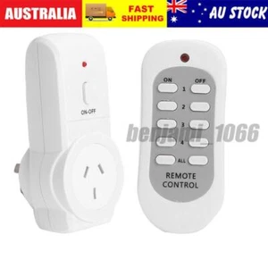 Wireless Smart Plug Power Point Socket AU Outlet with 1x Remote Control Set - Picture 1 of 16