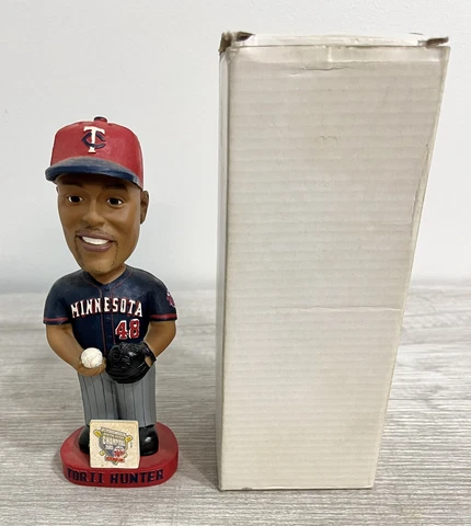 Torii Hunter Bobblehead Minnesota Twins with Original Box 4C Cover