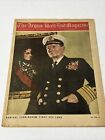 Vintage Newspaper Argus 1947 Ww2 Admiral Cunningham Sea Lord Plume Advertise